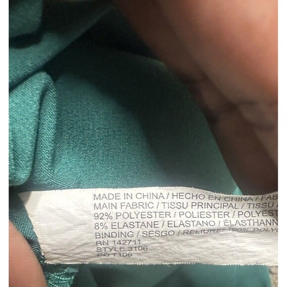 Eloquii Skirt Womens 18 Green Mini A Line Circle Skirt - Picture 7 of 7